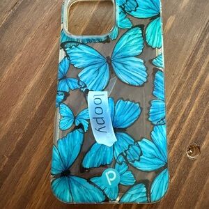 iPhone 13 Pro Max  Loopy Case Blue Butterfly Phone Case